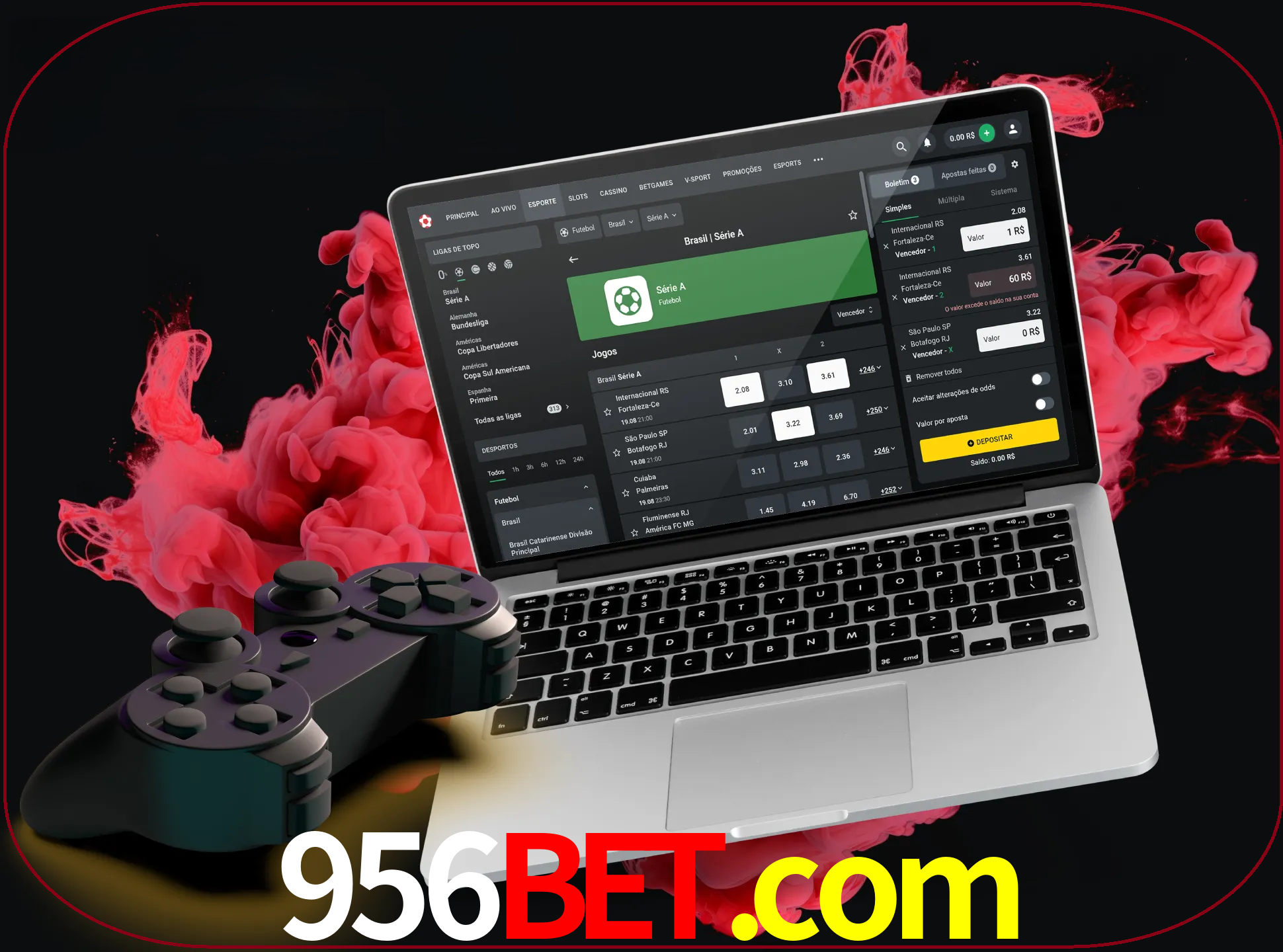 Visite a secção especial de jogos de vídeo em 956bet para descobrir em que jogos pode apostar e ganhar muito dinheiro.