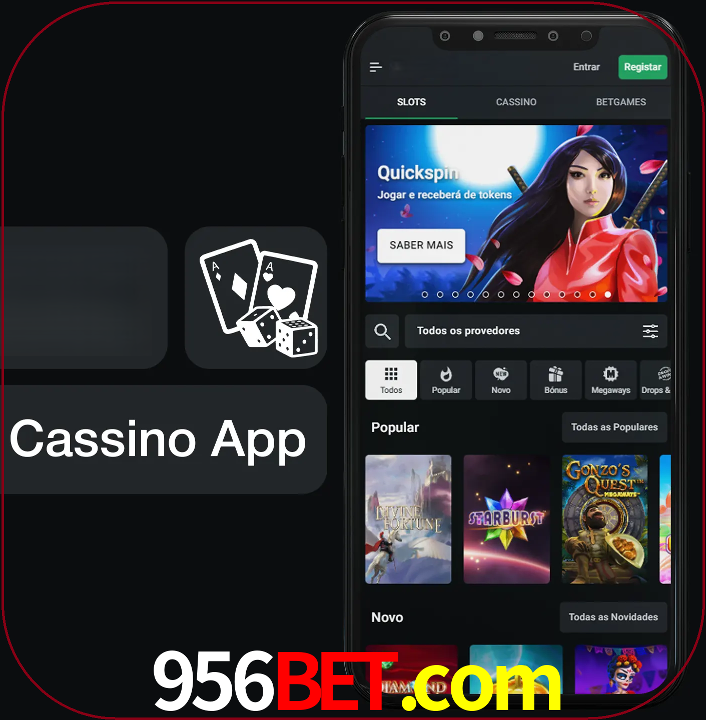 Jogue jogos de cassino e ganhe.