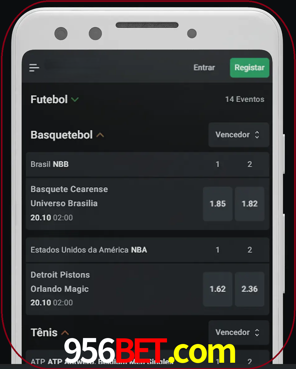 Aposte e assista aos esportes em formato ao vivo.