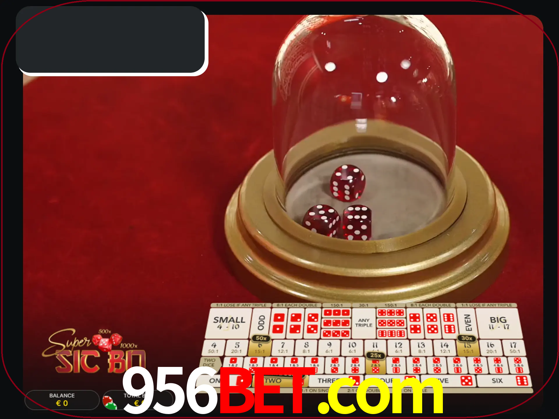 Deixe os dados ao seu lado nos jogos da Sic Bo.